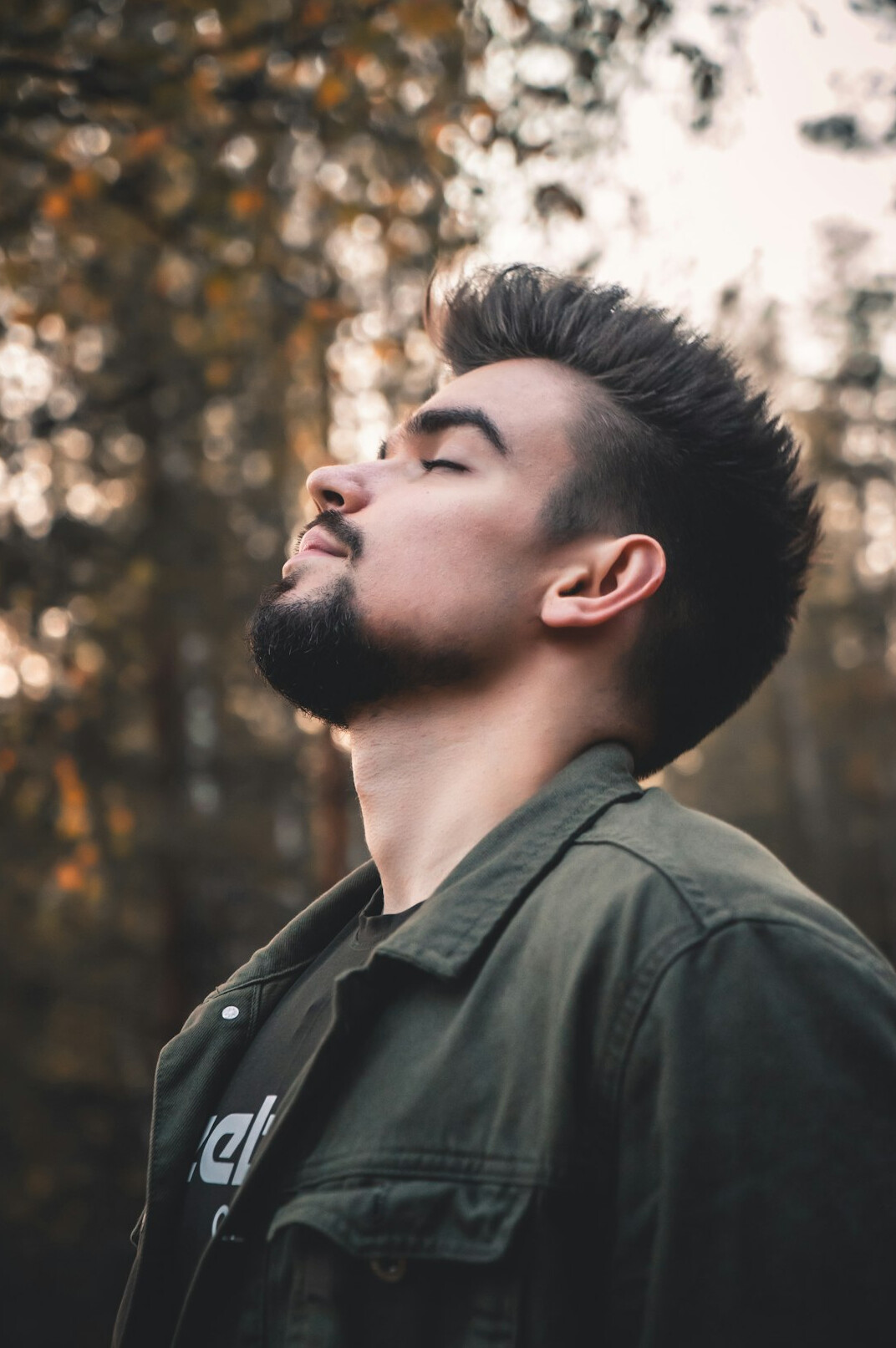 Portrait of a man with a beard