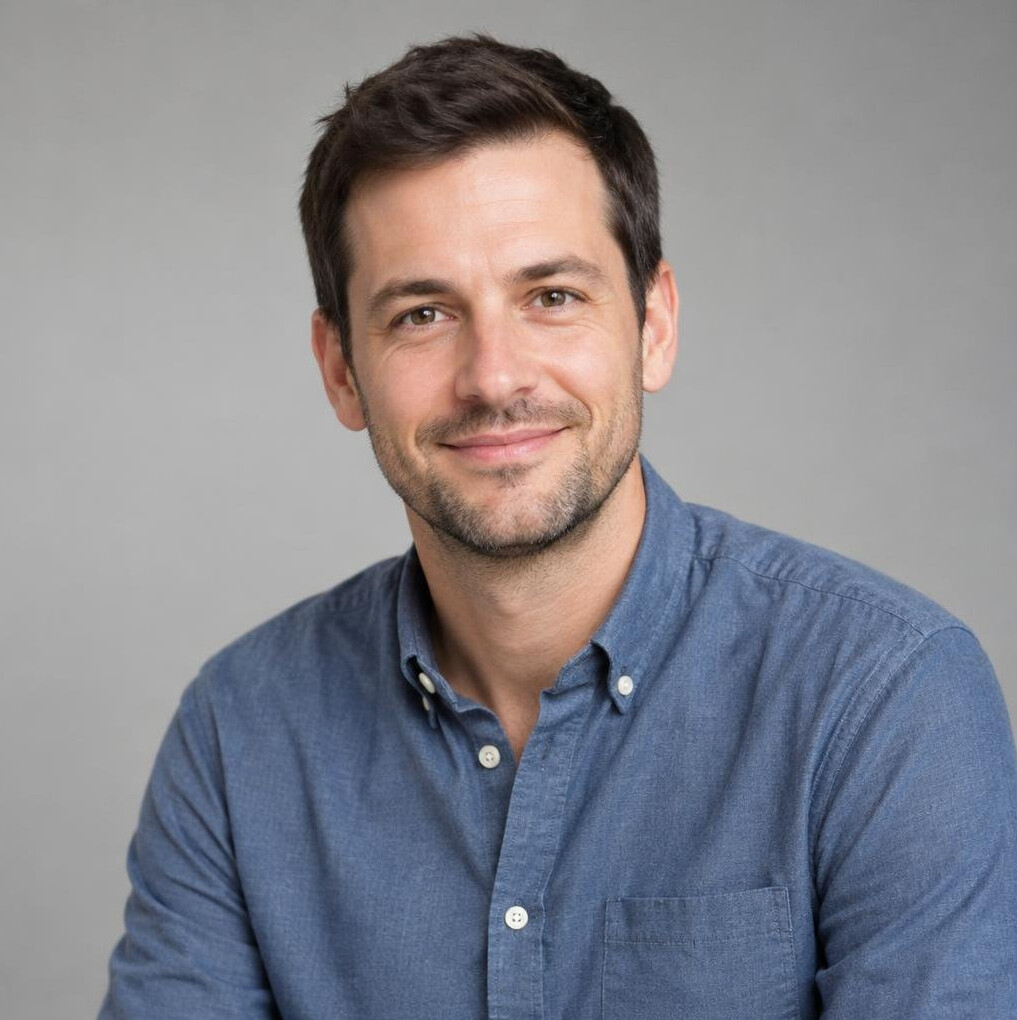 Portrait of a man in a casual shirt